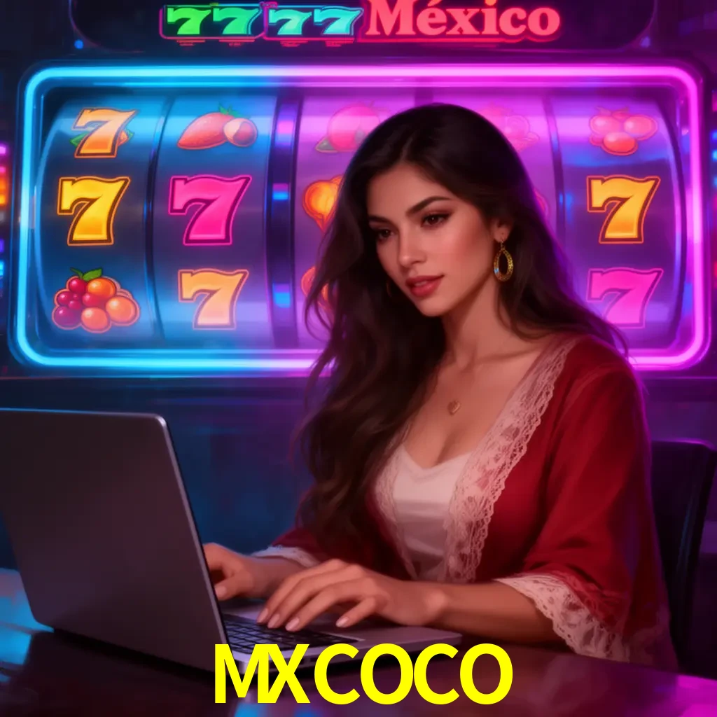 MXCOCO Slots - tragamonedas, RTP y control Tragamonedas MXCOCO con símbolos, saldo móvil y reglas de apuesta visibles